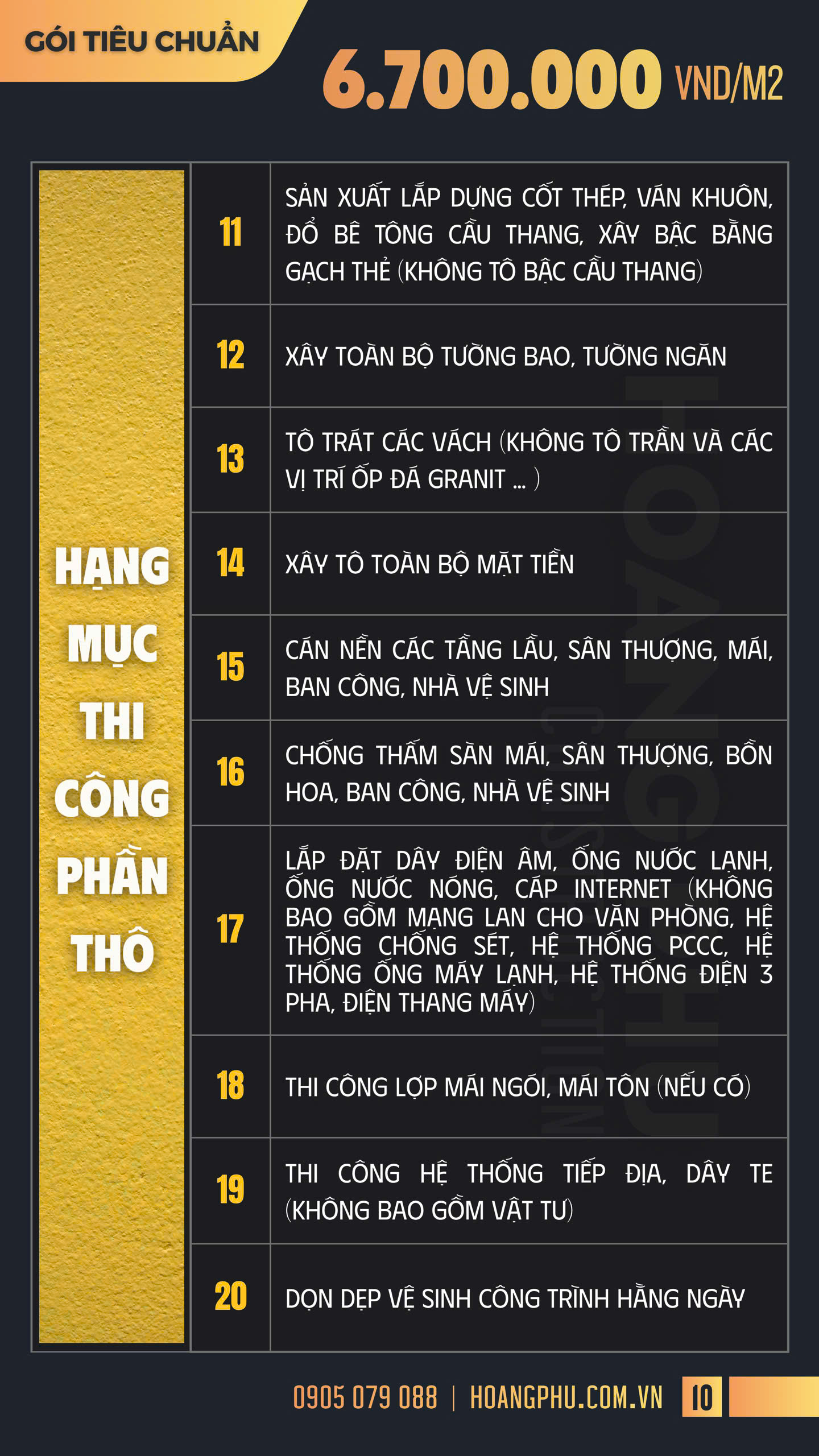 Bảng giá 11