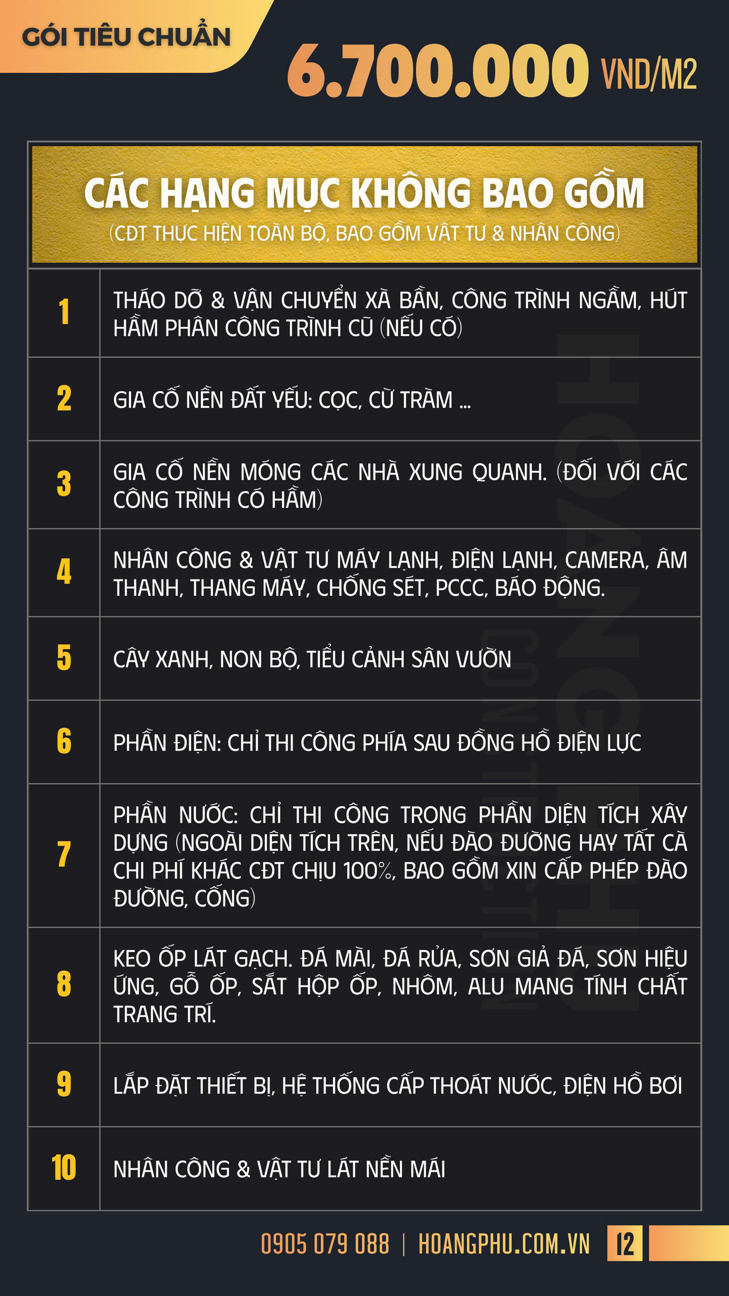 Bảng giá 13