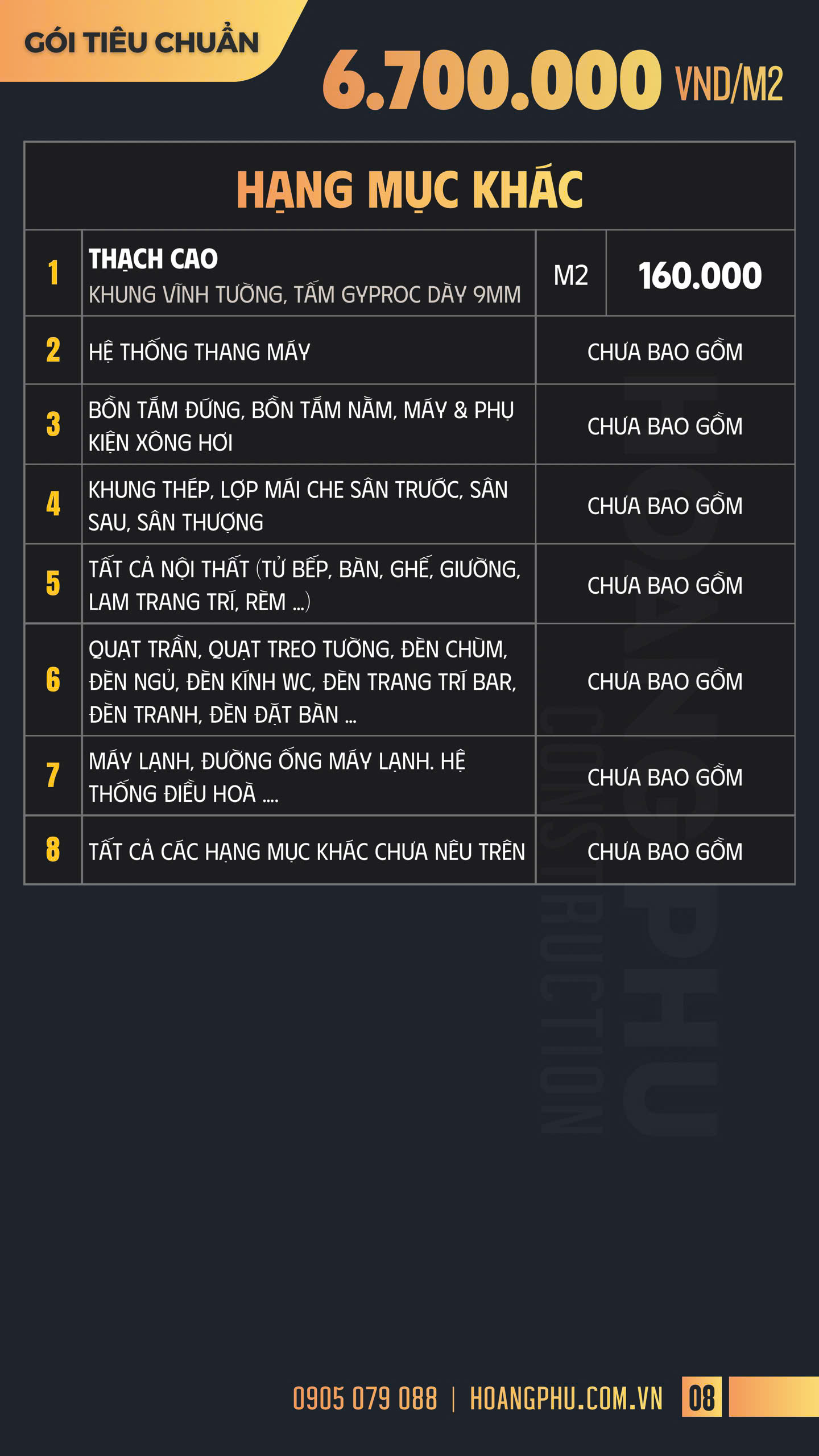 Bảng giá 9
