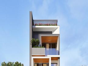 Nhà Phố Hiện Đại 4 Tầng Tại Dĩ An